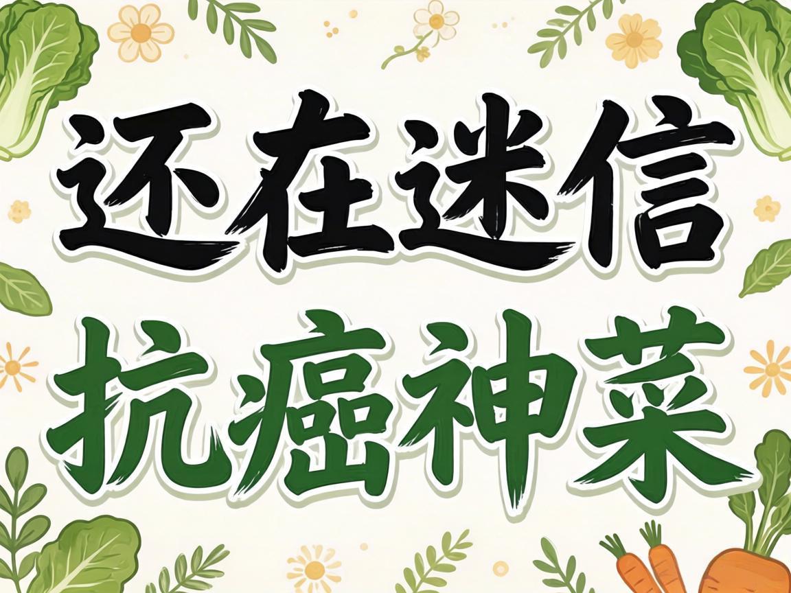别再迷信抗癌神菜