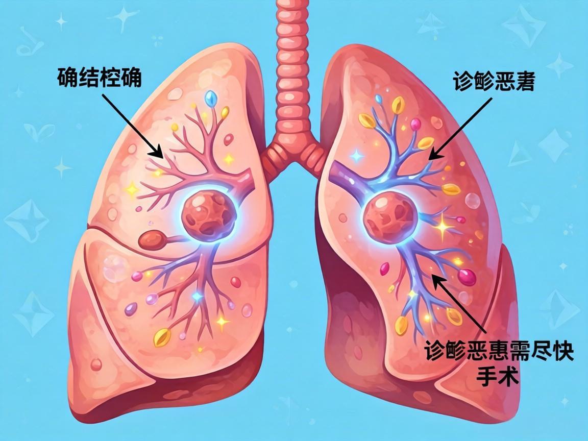 肺结节确诊恶性需尽快手术