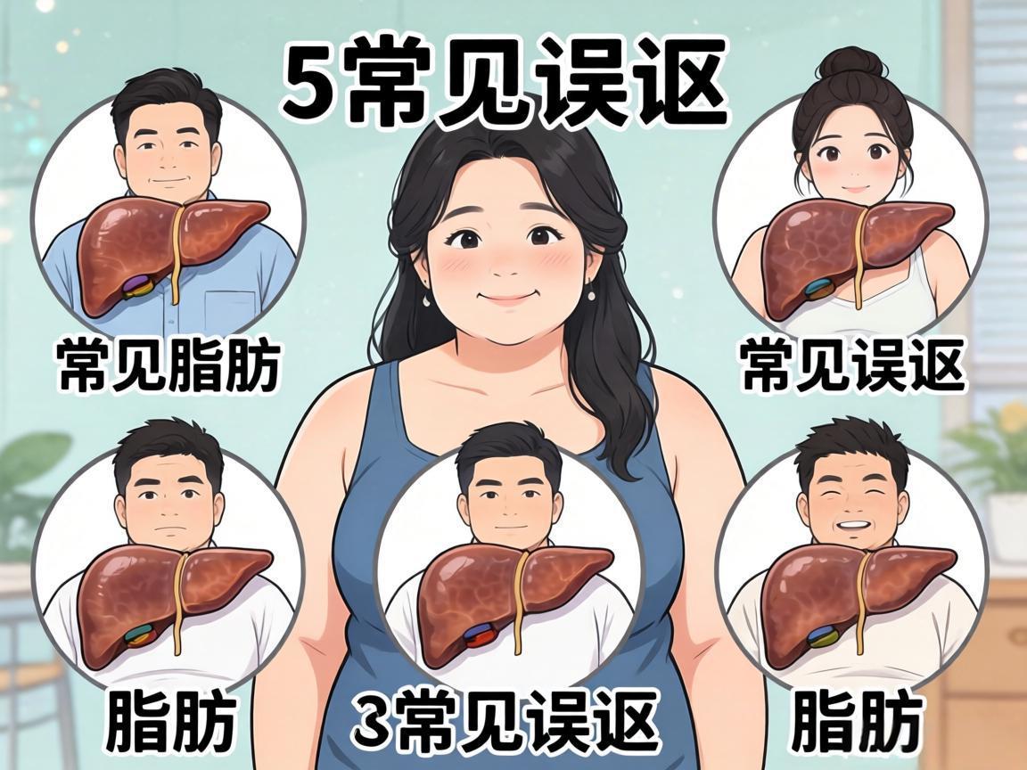 脂肪肝的5个常见误区