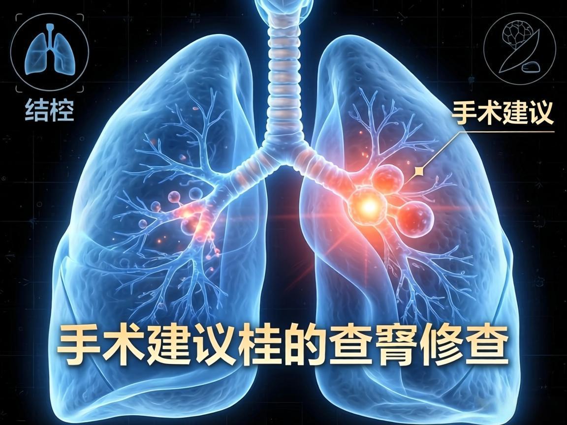 肺癌结节复查与手术建议