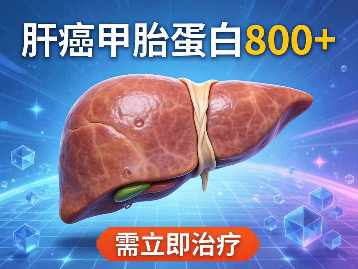 肝癌甲胎蛋白800+需立即治疗