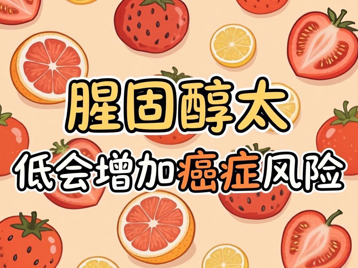 胆固醇太低会增加癌症风险吗