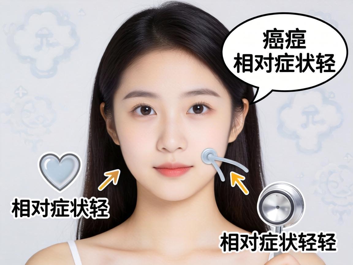 哪些癌症相对症状较轻