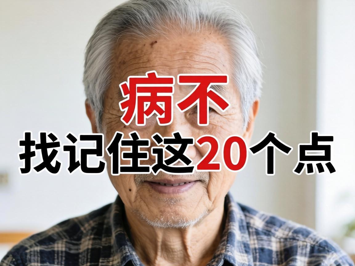 老了病不找记住这20个点