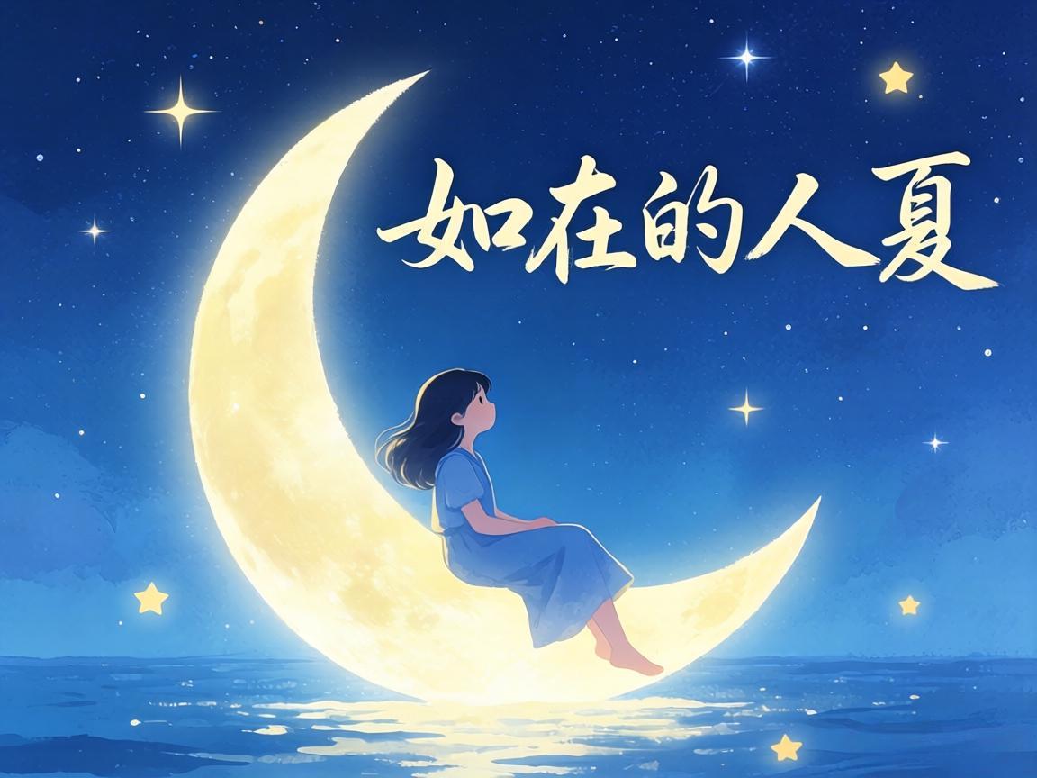 思念的人如在弯月亮中