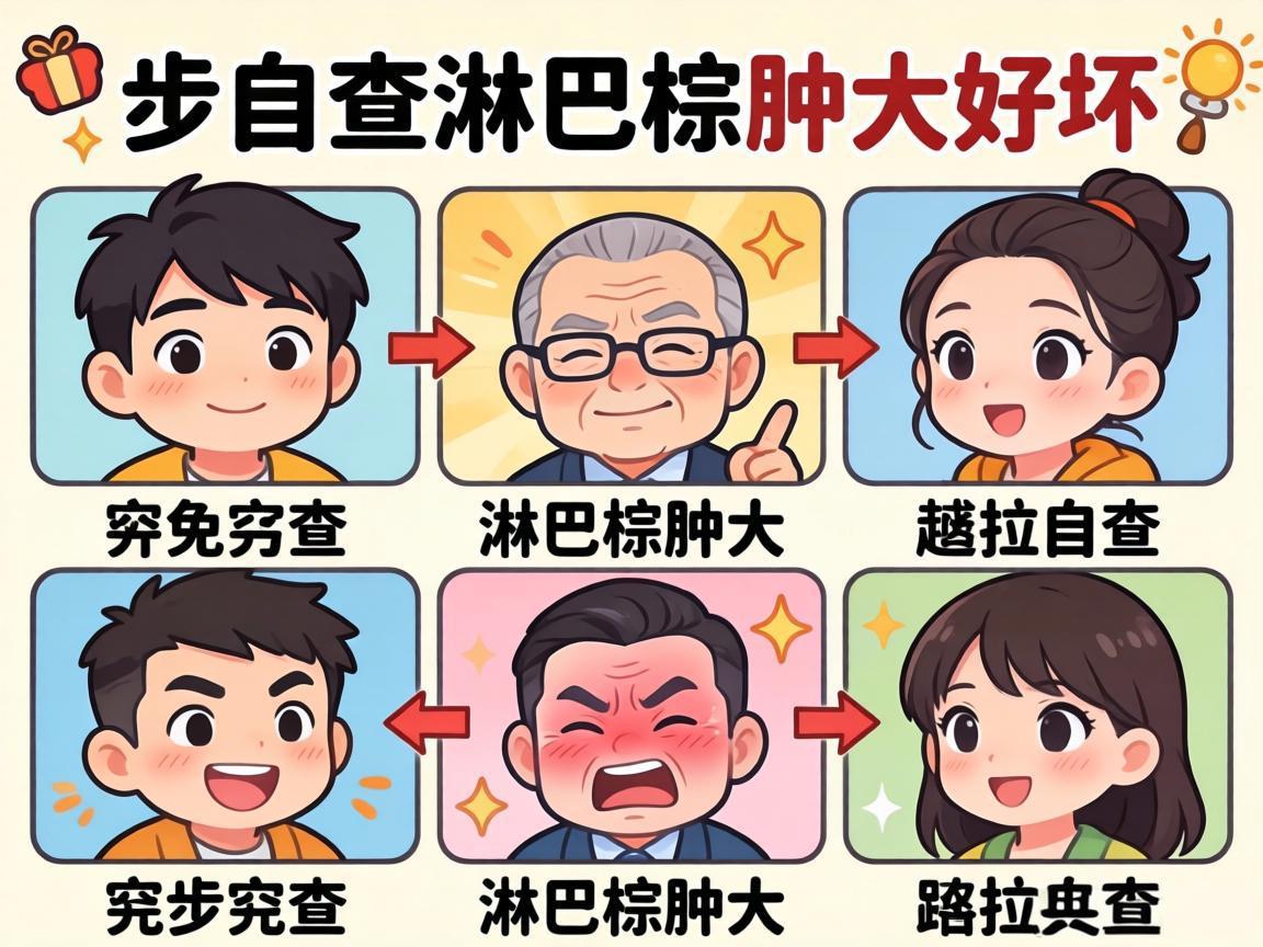5步自查淋巴结肿大好坏