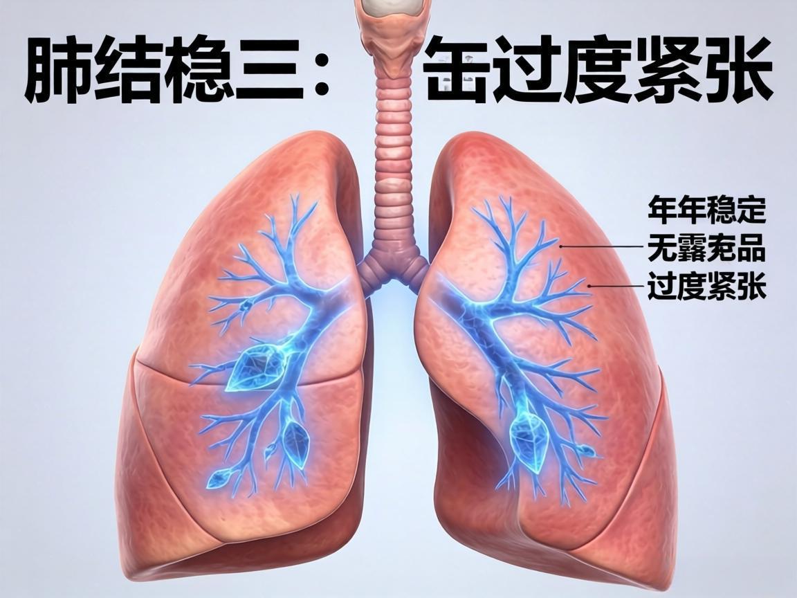肺结节三年稳定无需过度紧张