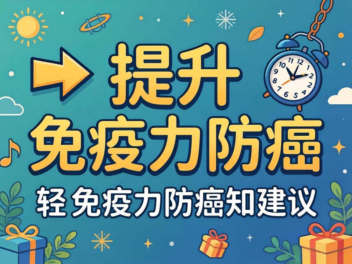 8条提升免疫力防癌建议