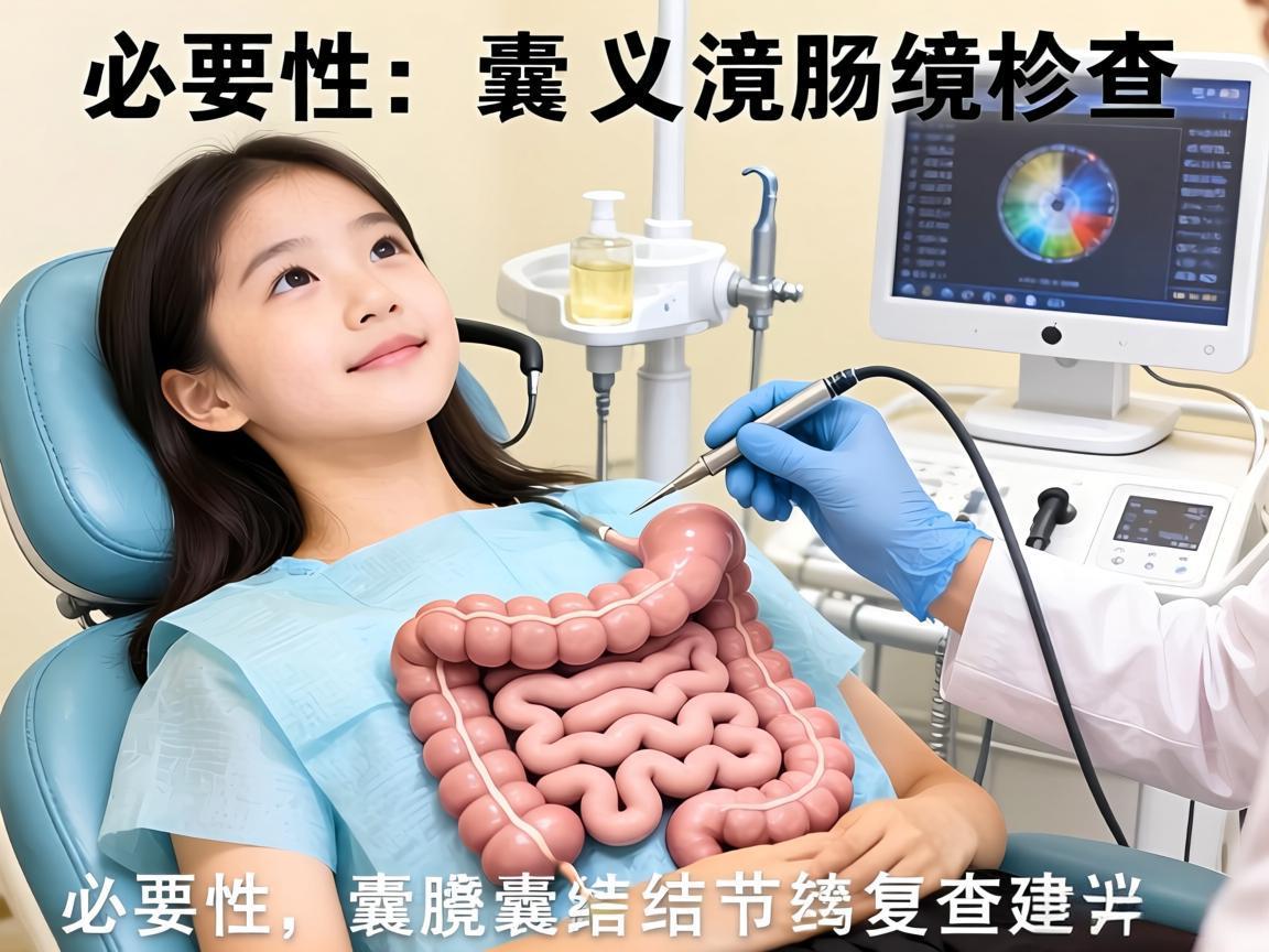 肠镜检查必要性及囊肿结节复查建议