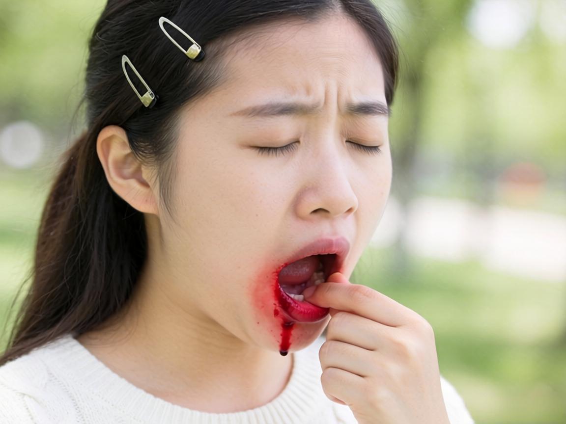 嗓子咳血疑感染需查明