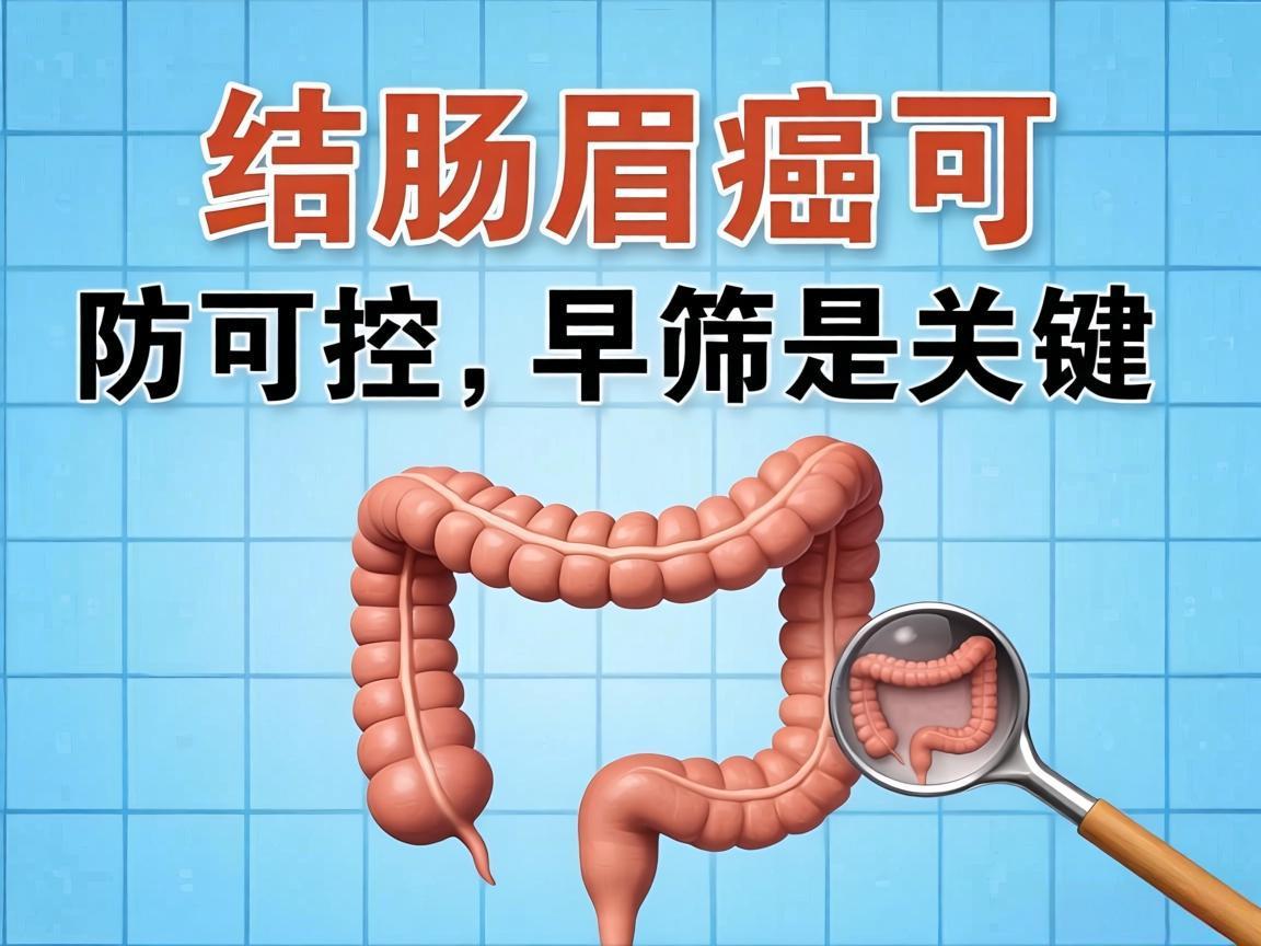 结肠癌可防可控，早筛是关键