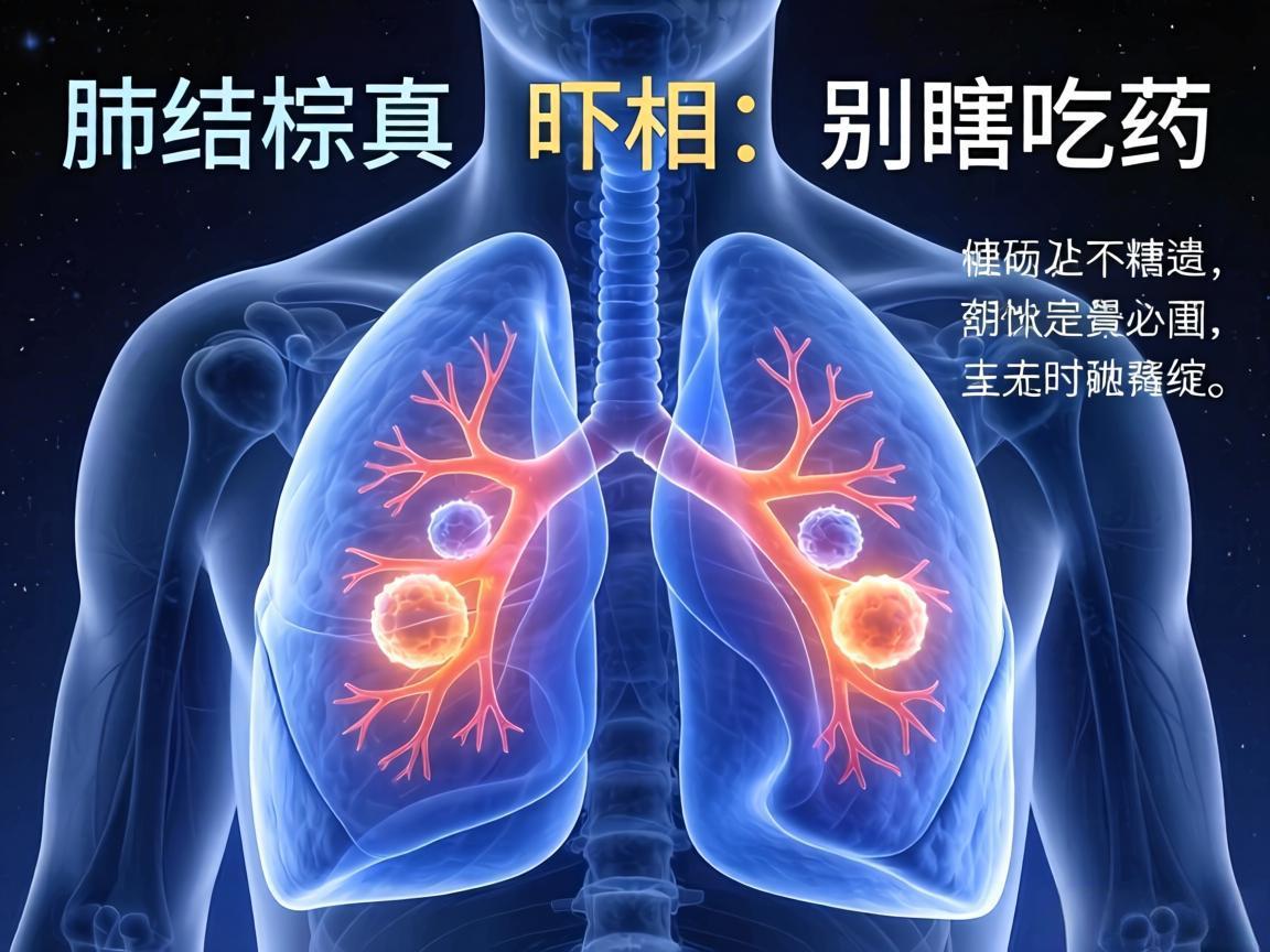 肺结节真相：别瞎吃药