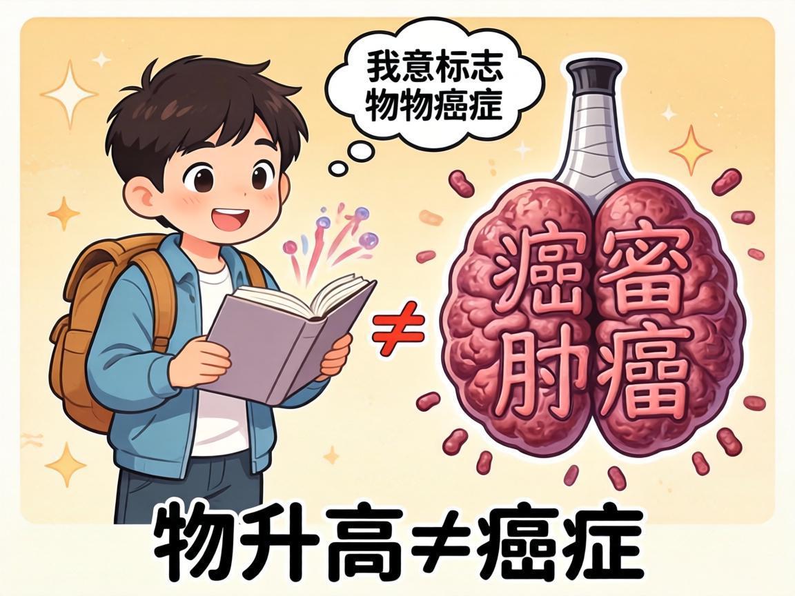 肿瘤标志物升高≠癌症