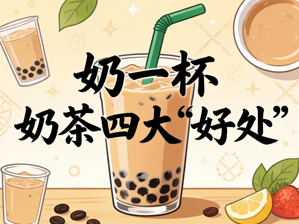 每天一杯奶茶的四大“好处”