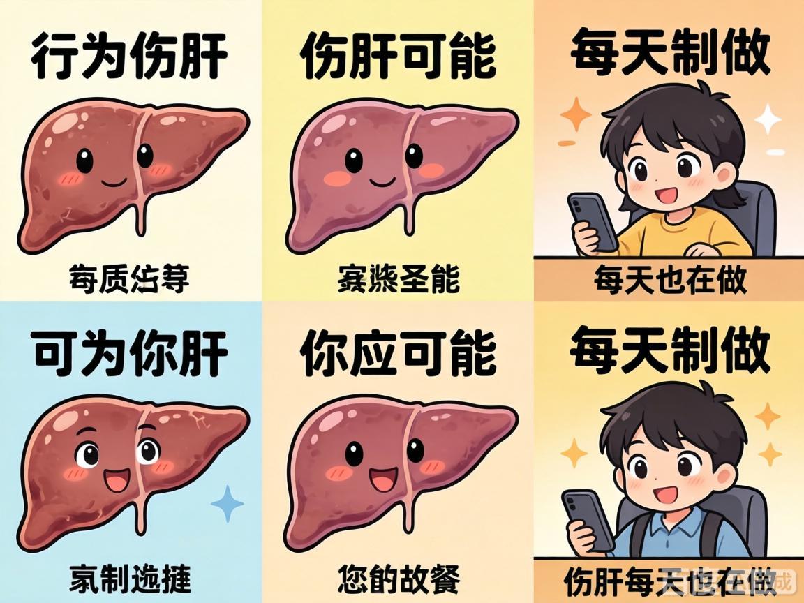 6种伤肝行为你可能每天都在做