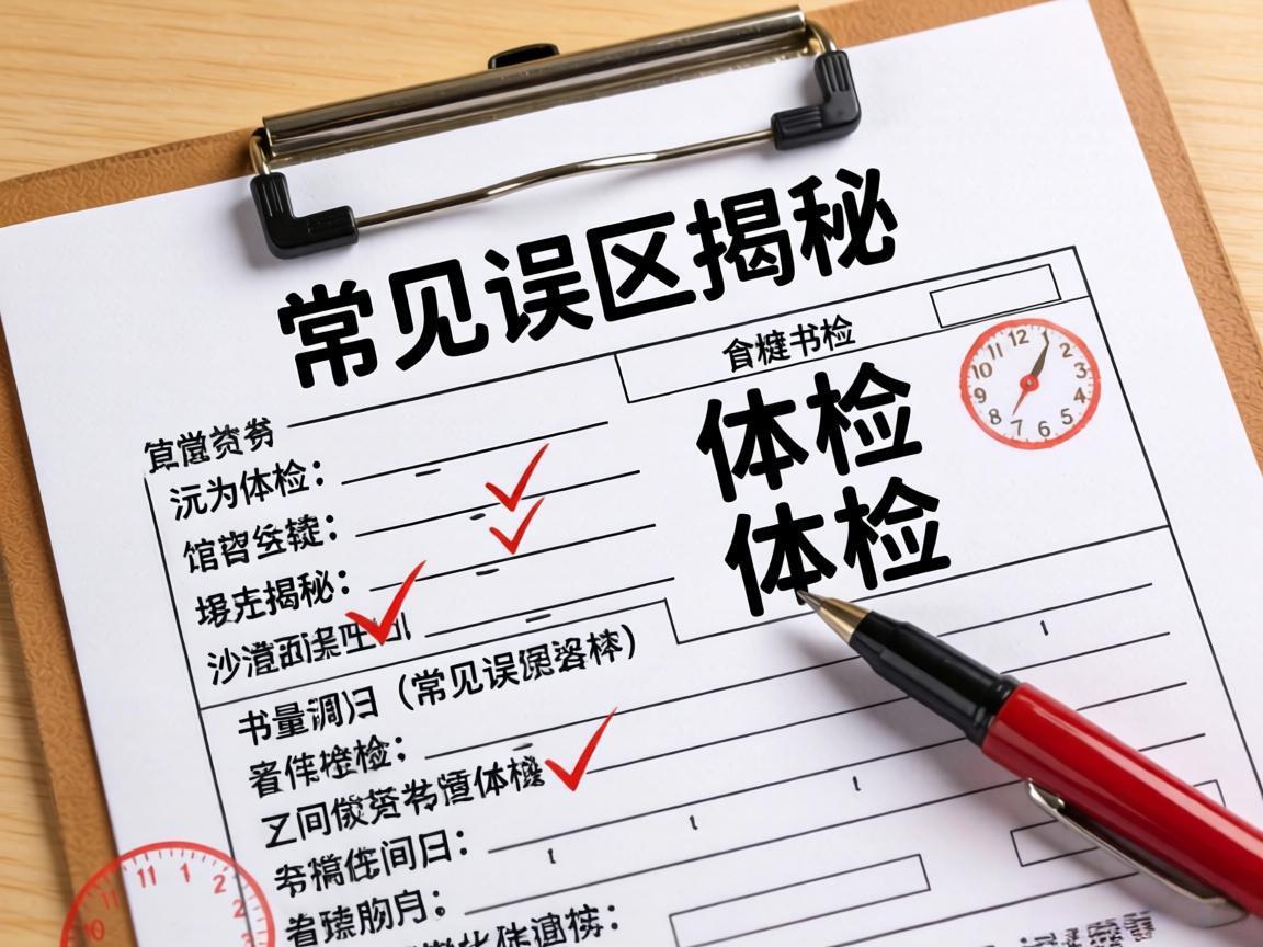 体检报告常见误区揭秘