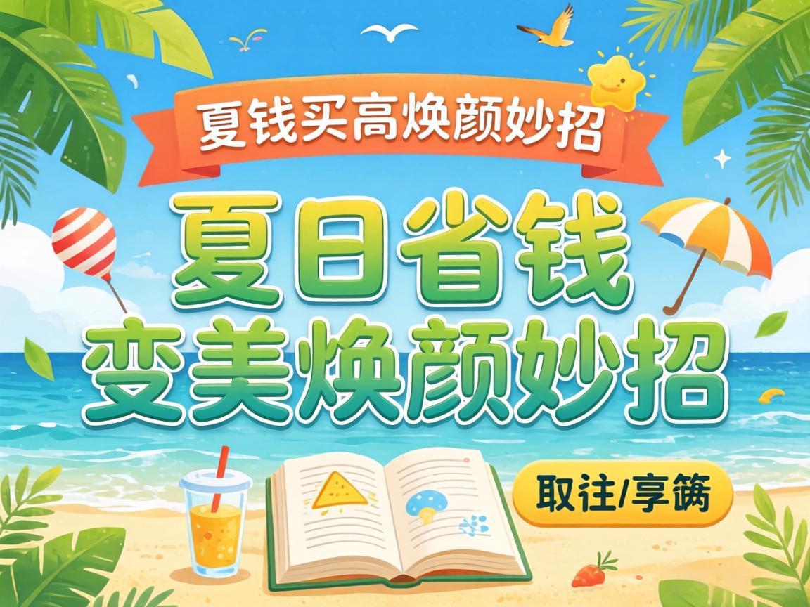 夏日省钱变美焕颜妙招