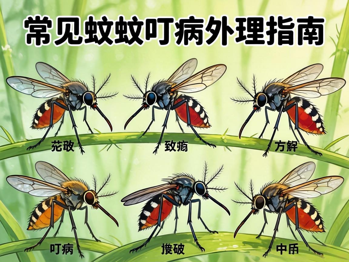 8种常见蚊虫叮咬处理指南