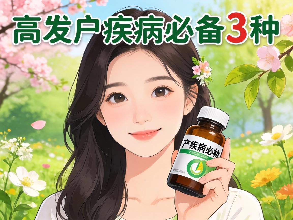 春季高发皮肤病必备3种药