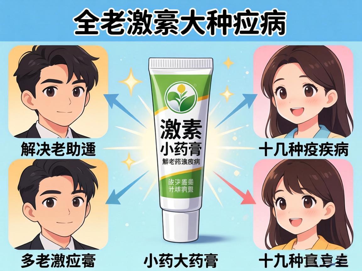 5种不含激素小药膏解决十几种皮肤病