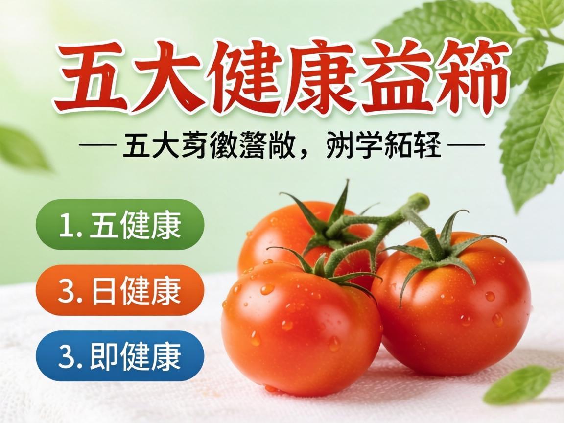 西红柿的五大健康益处