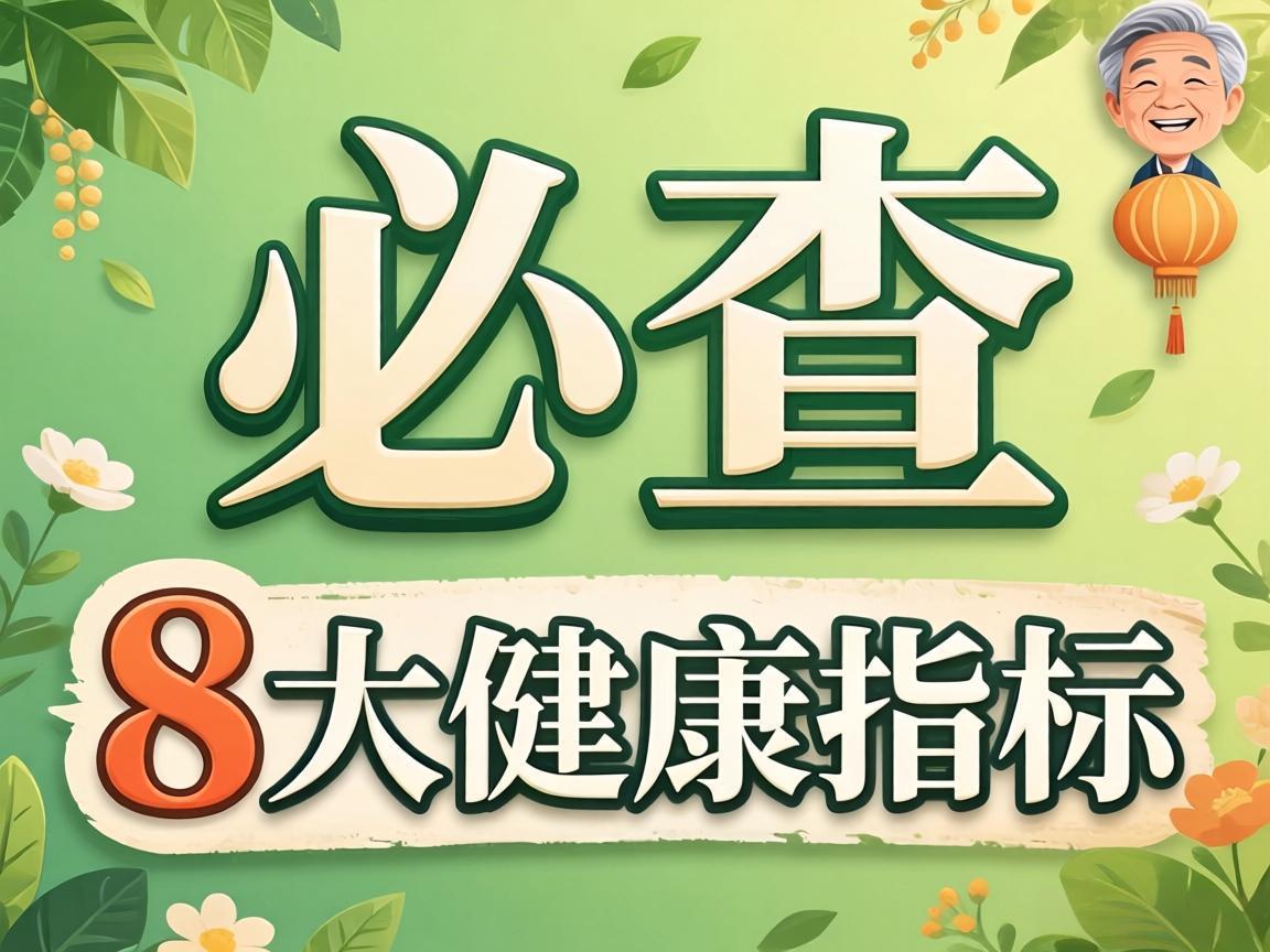 中年必查的8大健康指标