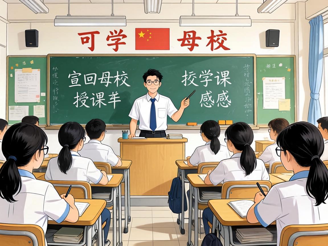 重回母校教室授课有感