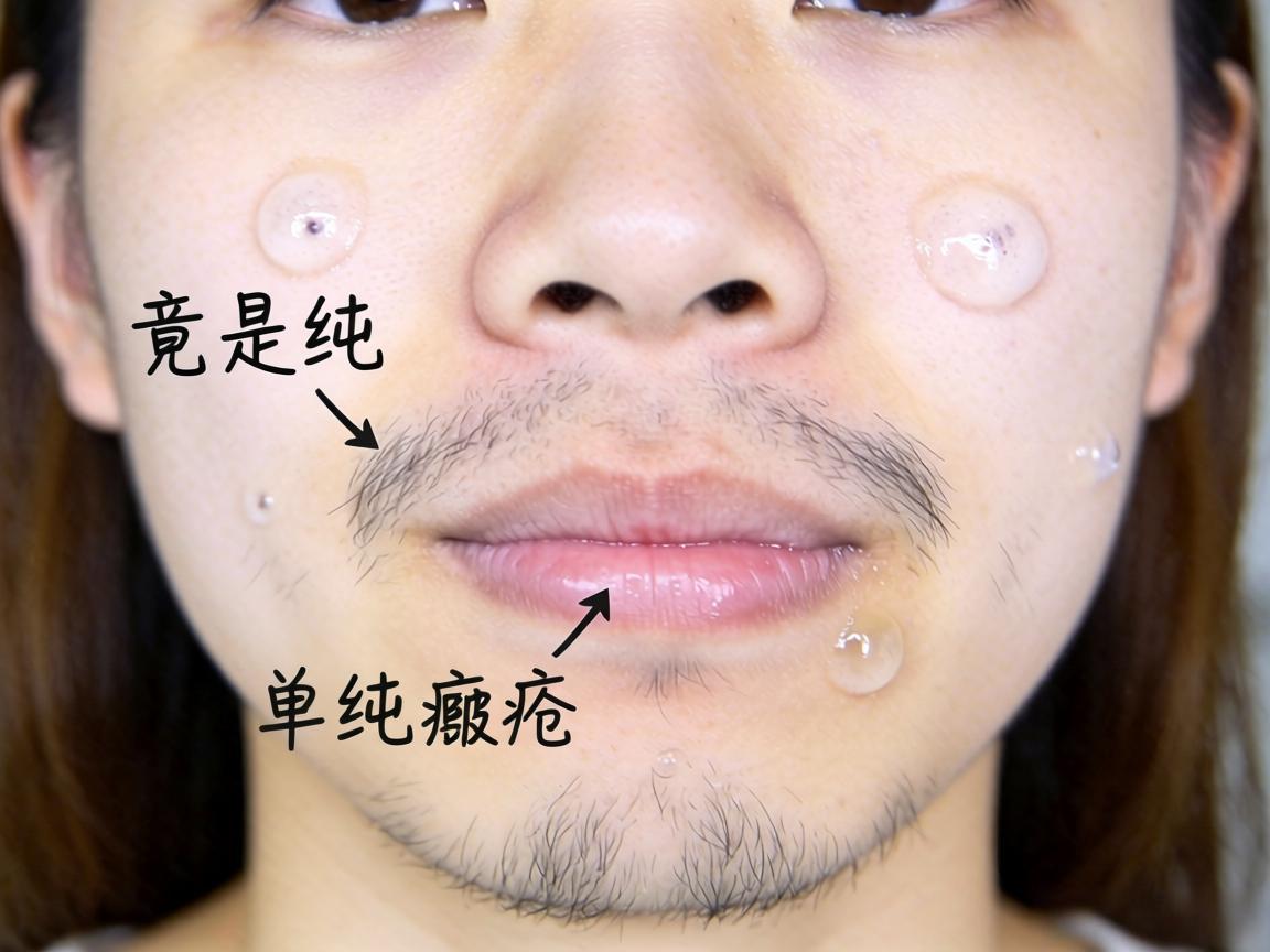 嘴角起泡竟是单纯疱疹