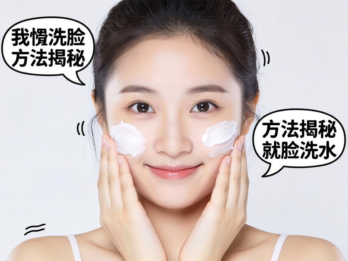 正确洗脸方法揭秘