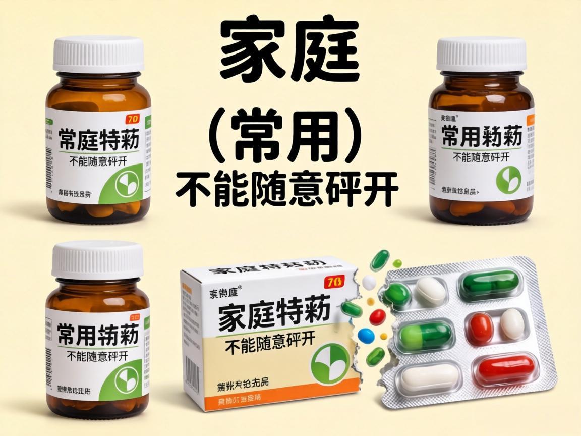 6种家庭常用药不能随意掰开