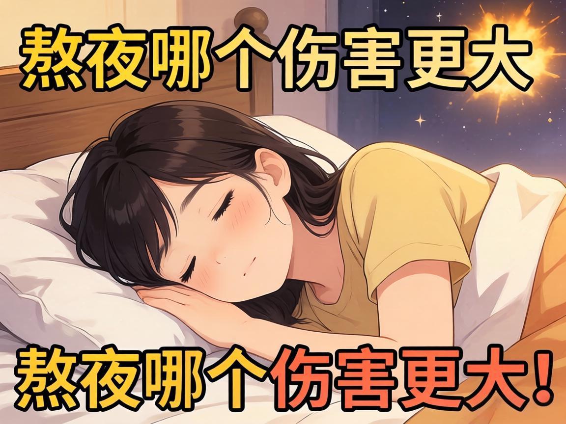 睡得少和熬夜哪个伤害更大