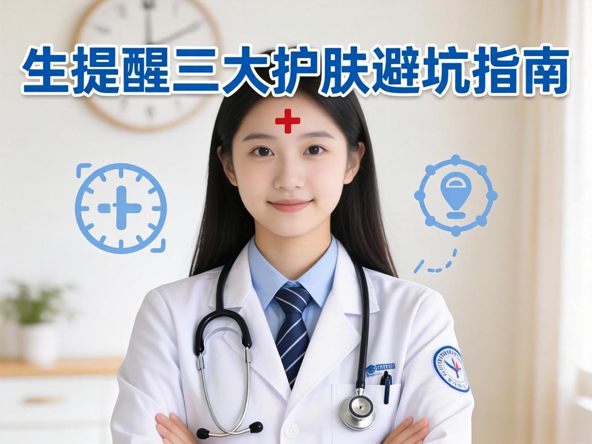 皮肤科医生提醒三大护肤避坑指南