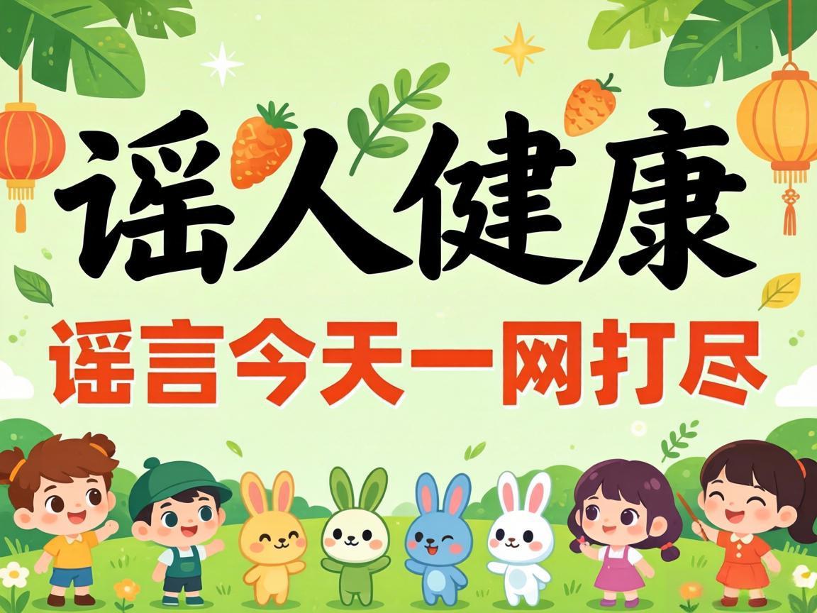 8大健康谣言今天一网打尽