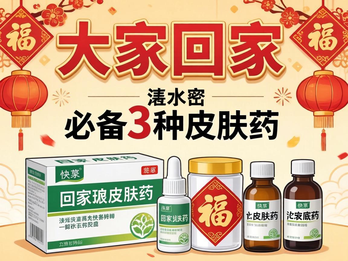 春节回家必备3种皮肤药