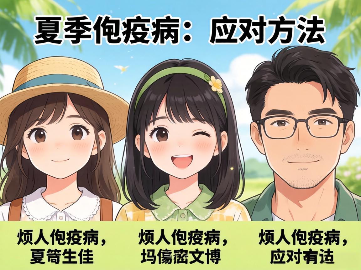 夏天3种烦人皮肤病及应对方法