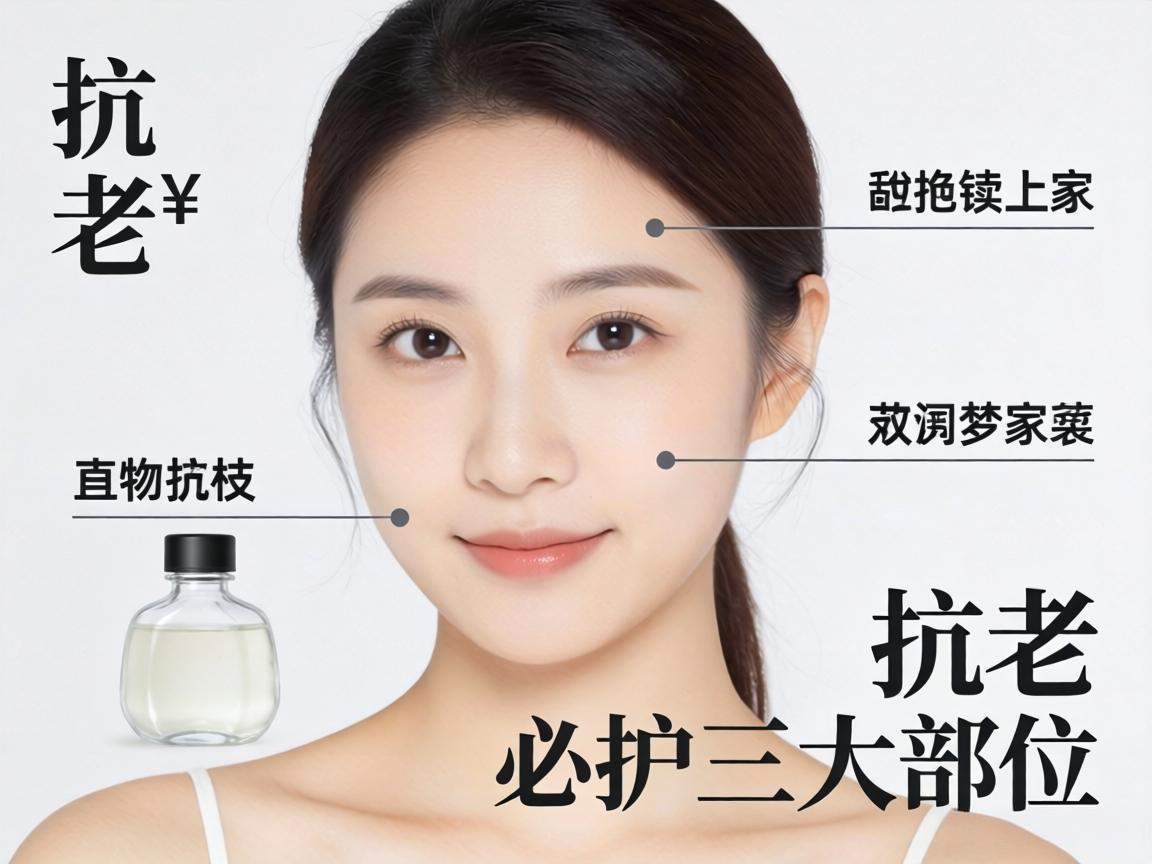 女性抗老必护三大部位