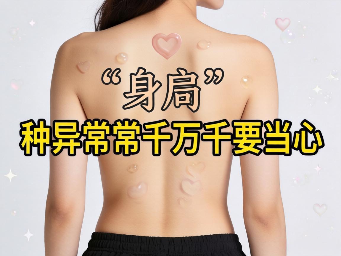 身上这3种异常千万要当心