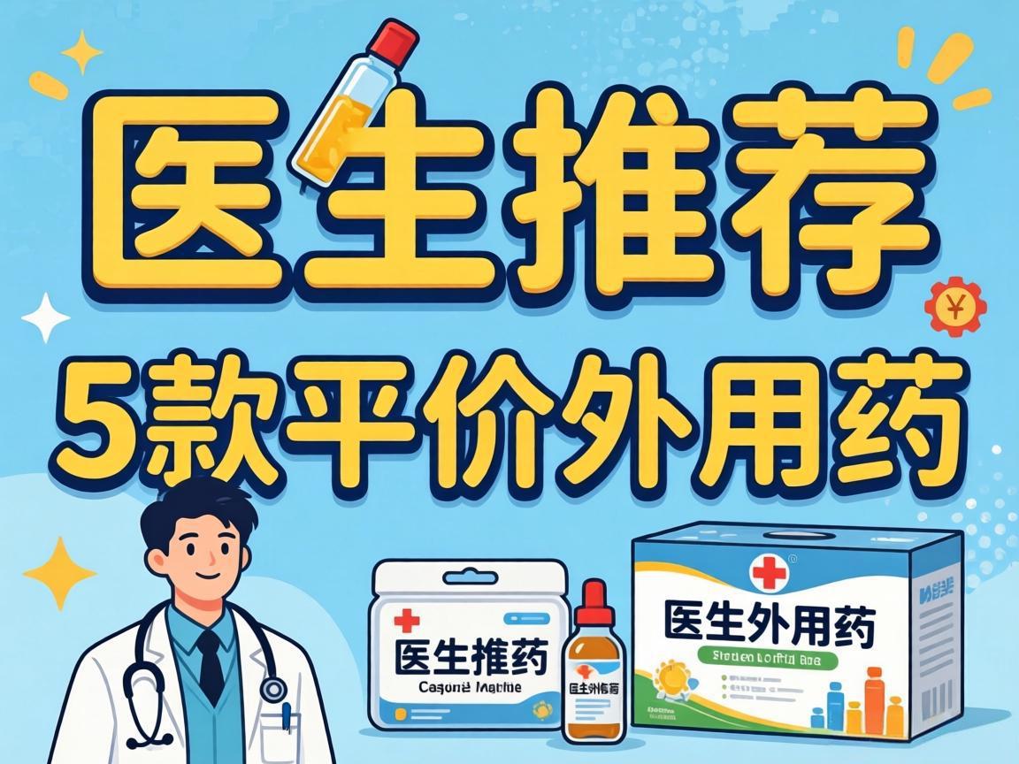 医生推荐的5款平价外用药