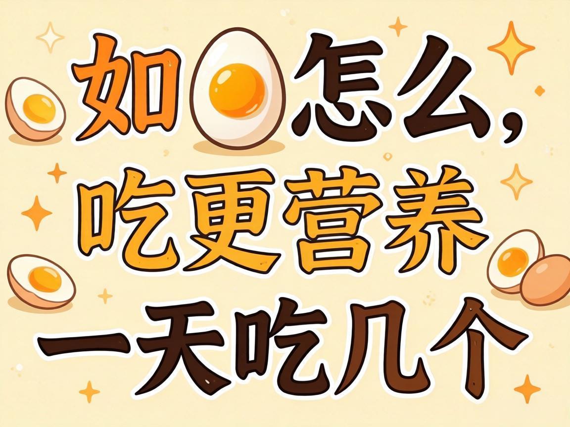 鸡蛋怎么吃更营养？一天吃几个合适