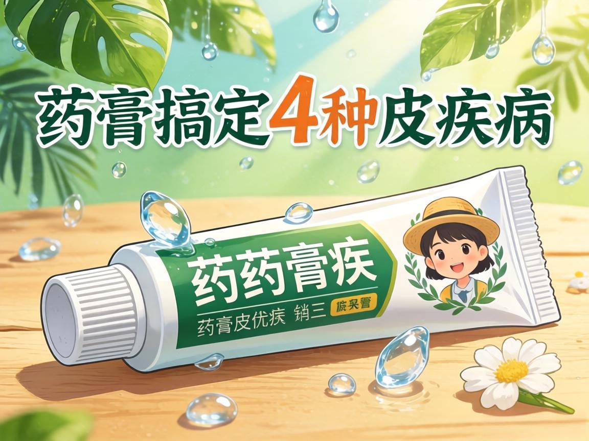 夏天一支药膏搞定4种皮肤病