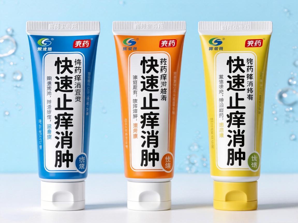 三款药膏快速止痒消肿
