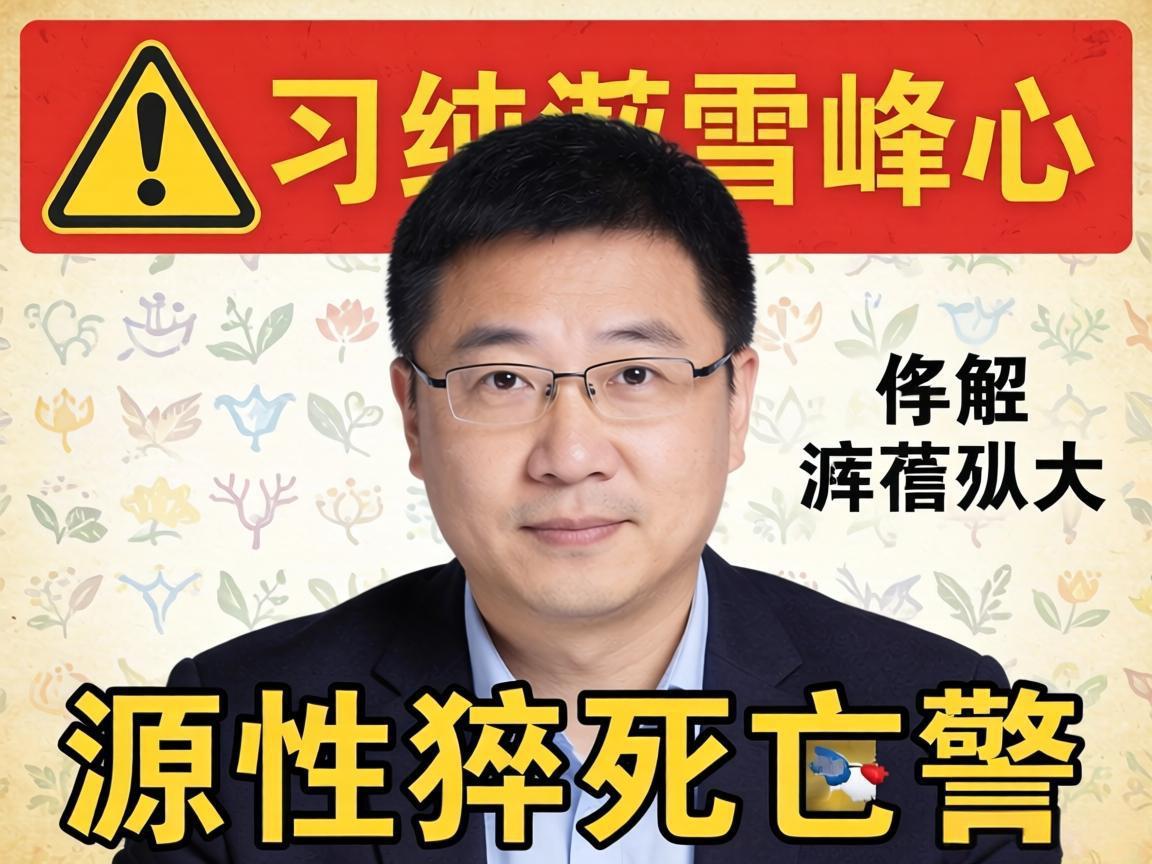 张雪峰心源性猝死警示