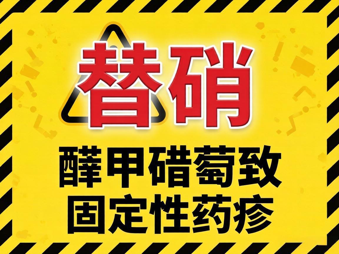 警惕替硝唑甲硝唑致固定性药疹