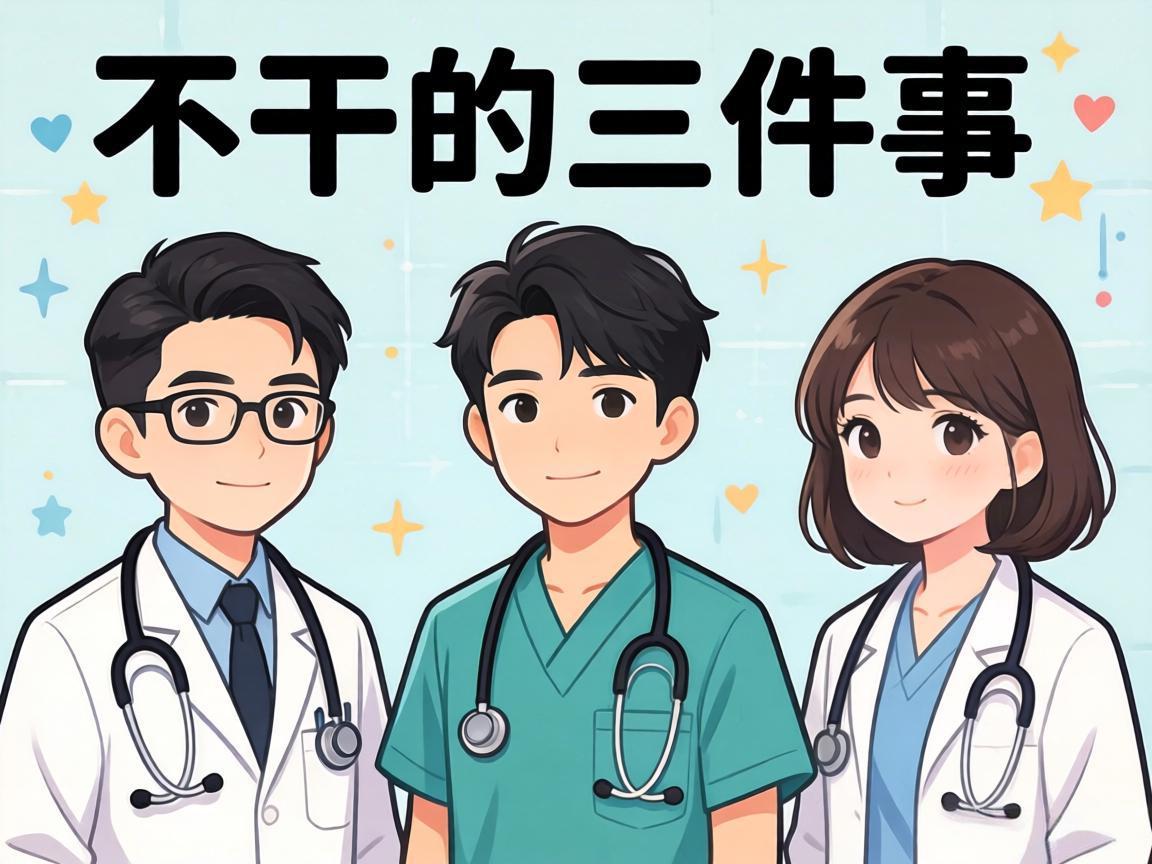 各科医生从不干的三件事