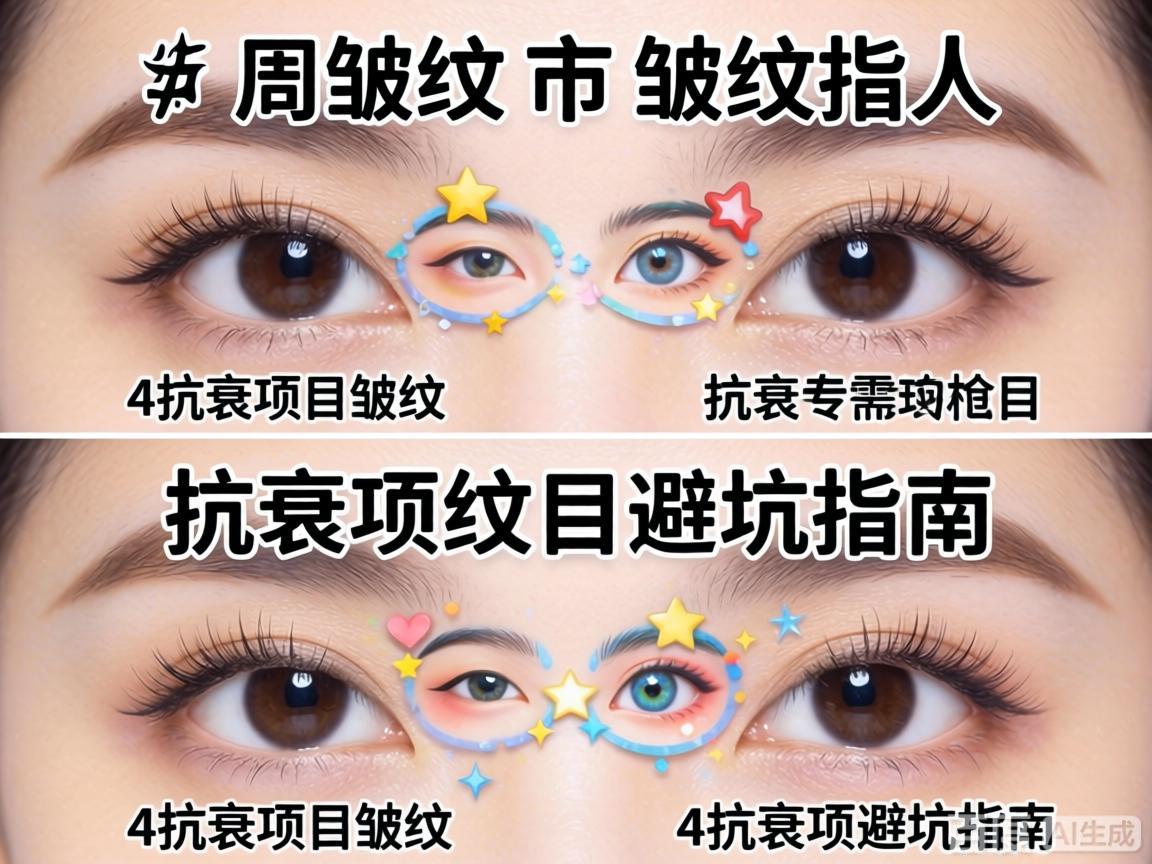 眼周皱纹分两类,4种抗衰项目避坑指南