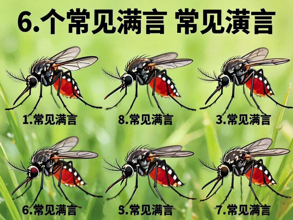 关于蚊子的6个常见谣言
