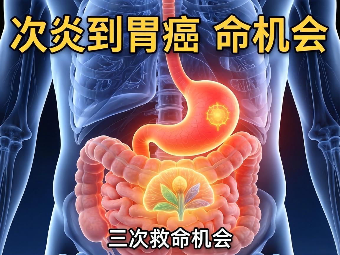 胃炎到胃癌的三次救命机会