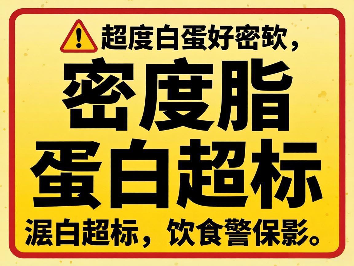 低密度脂蛋白超标饮食警示