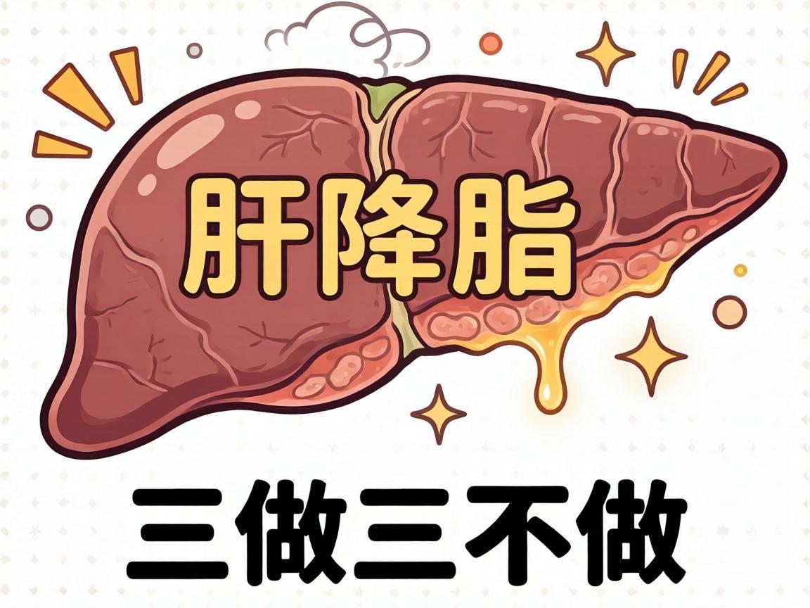 护肝降脂三做三不做