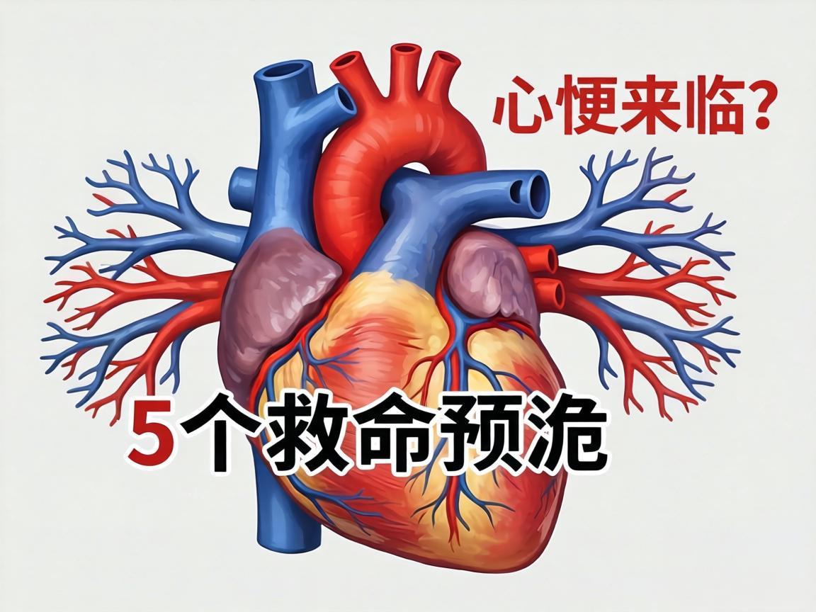 心梗来临前的5个救命预兆